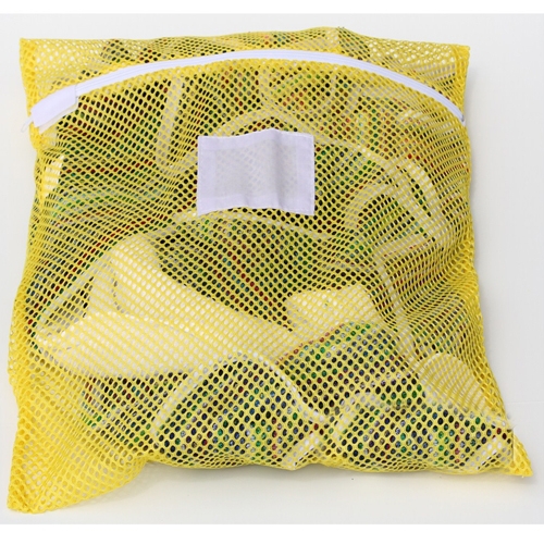 Zipper Yellow Mesh Net Laundry Bags 18" x 24"