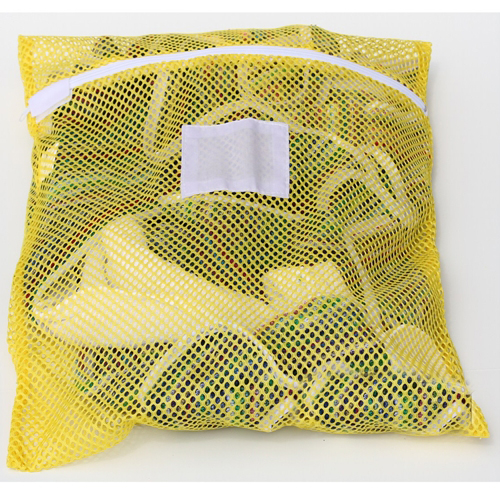 Zipper Yellow Mesh Net Laundry Bags 18" x 24"