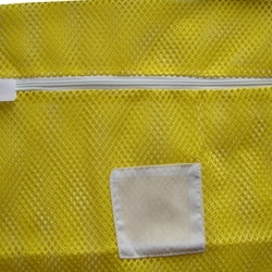 Zipper Yellow Mesh Net Laundry Bags 24" x 36"