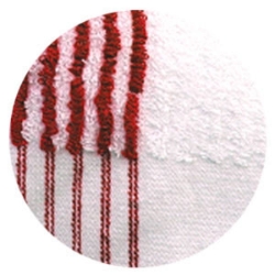 Red  Stripe Super Gym Towel