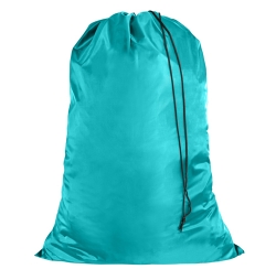 Teal Blue Large Laundry Bag -Polyester and Nylon Like