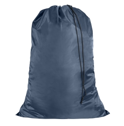Navy Blue Large Laundry Bag -Polyester and Nylon Like
