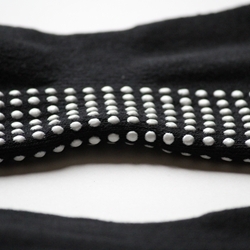 Deluxe Black Non Slip Socks (per pair)