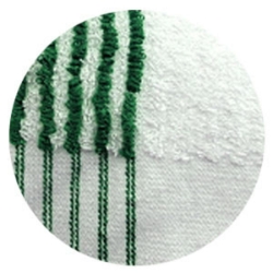 Green  Stripe Super Gym Towel
