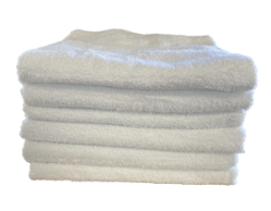 White 100% Cotton Hand and Bath Towels