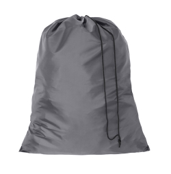 Gray Small  Laundry Bag -Polyester and Nylon Like