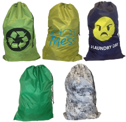 Large Bags Set of Five Assorted Colors, Prints or Patterns