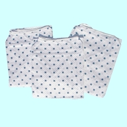 Angle Tie Back Hospital Gown