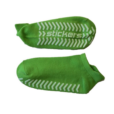 Trampoline Socks Small-Green gripper socks,xl non slip socks,non slip socks,trampoline socks,gym sock,non skid socks