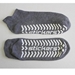 Grey Trampoline Socks Size Large for Adults