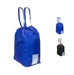 Wash and Fold Laundry Bag with Flat Bottom and Carry Handles - Custom Printing Available 